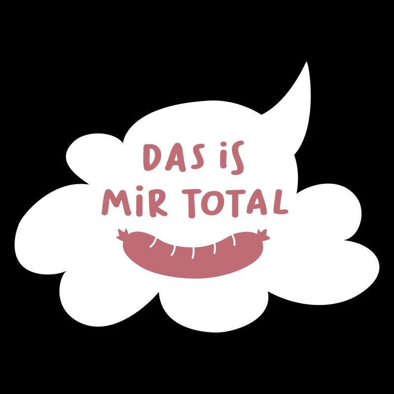 Wolke Wurst cool Quotes gleichgütig egal Bürohumor