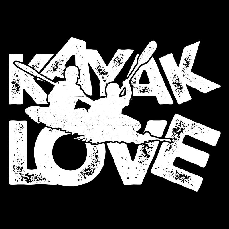 Kayak Love Duo Silhouette
