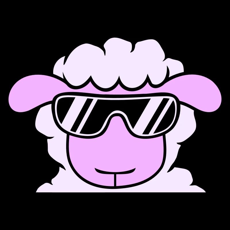 Sheep Sunglasses Party Cool DJ Head Face Cute
