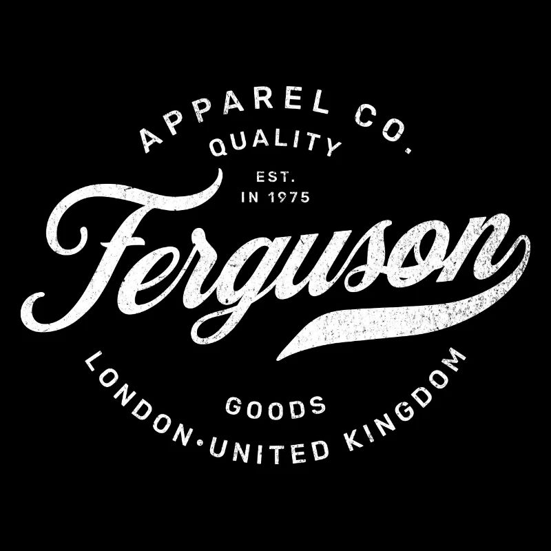 Vintage Ferguson Apparel Co. Emblem Design