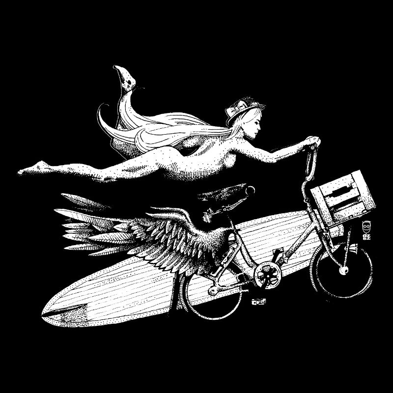 Flying Bike - Blanc