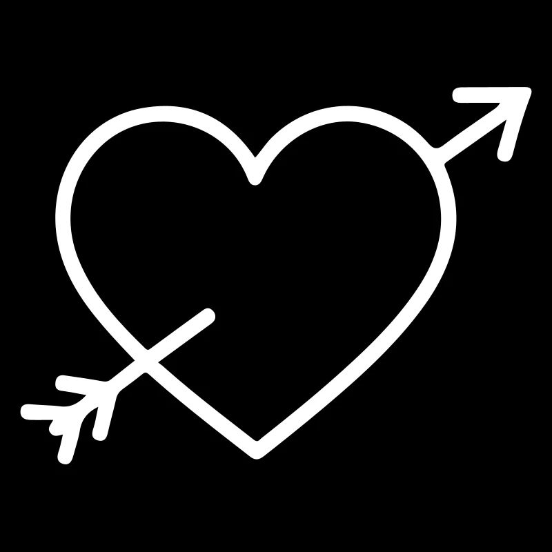 Herz Symbol Pfeil