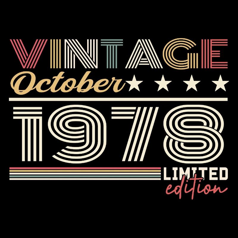 Octobre 1978 rétro anniversaire 1978 Octobre 1978 