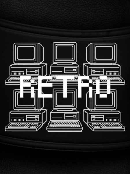 Retro Computer Grid Techno