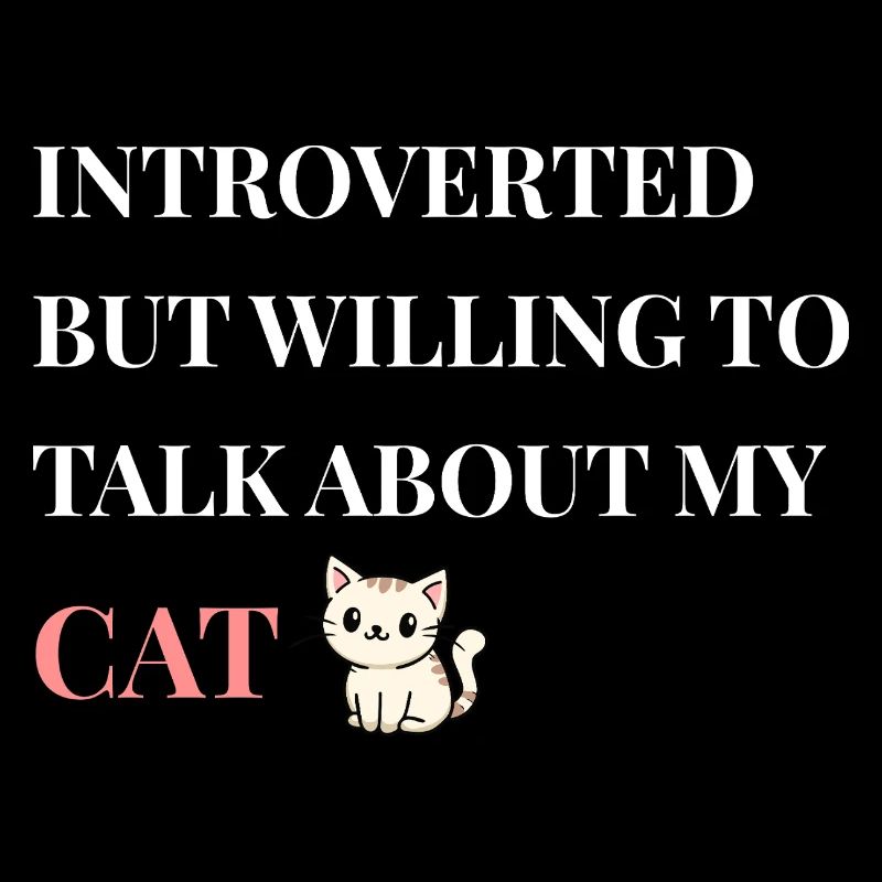 Introvertiert, aber bereit, über meine Katze zu sprechen