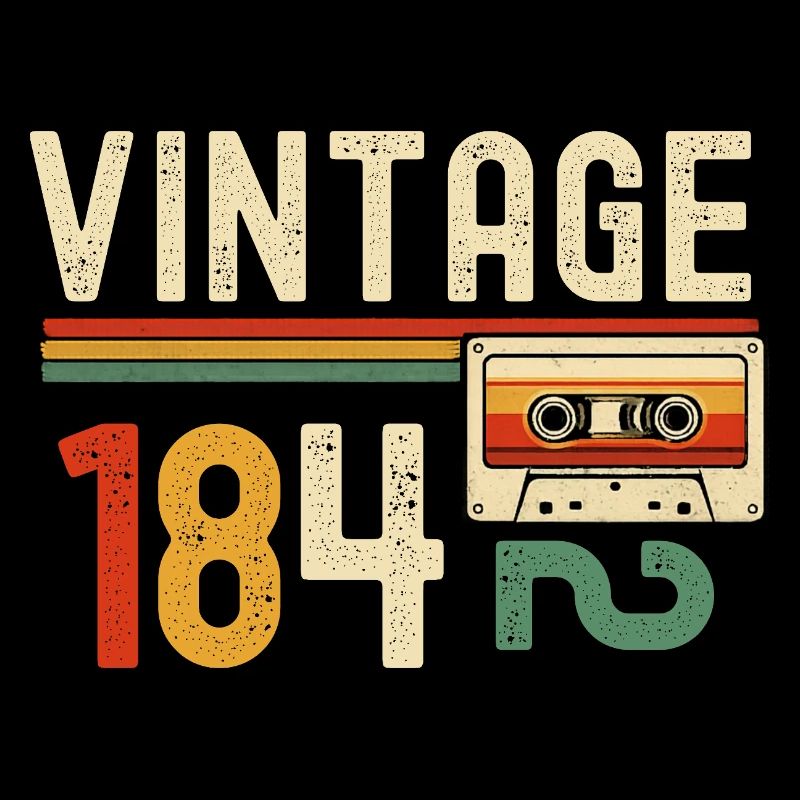 VINTAGE 84-85 Cassette Retro