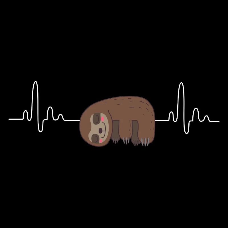 Lazy Chiller Sloth Humor T-Shirt