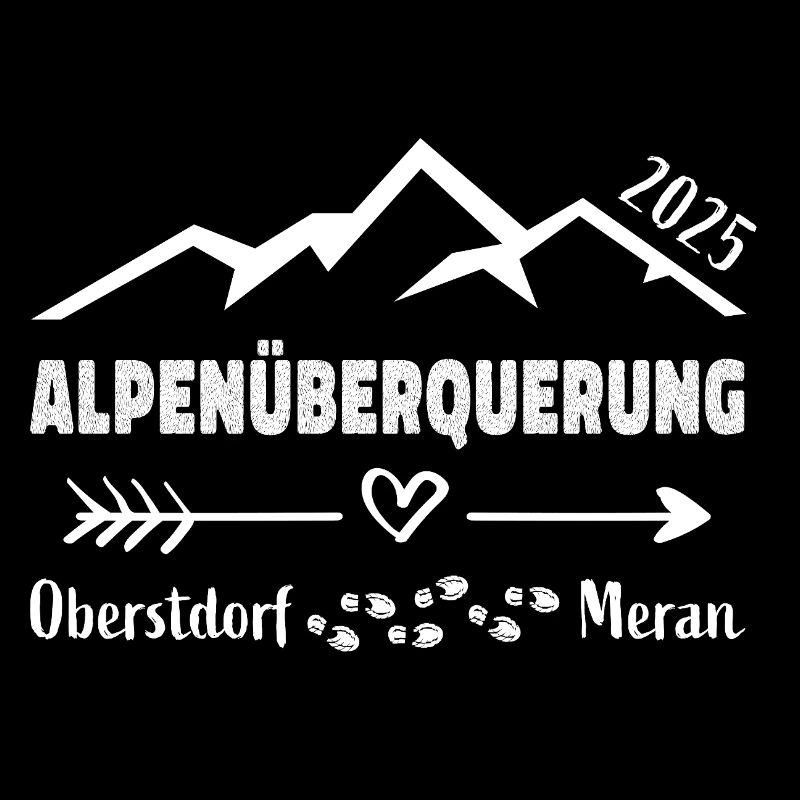 Alpenüberquerung Oberstdorf Meran 2025 Geschenk