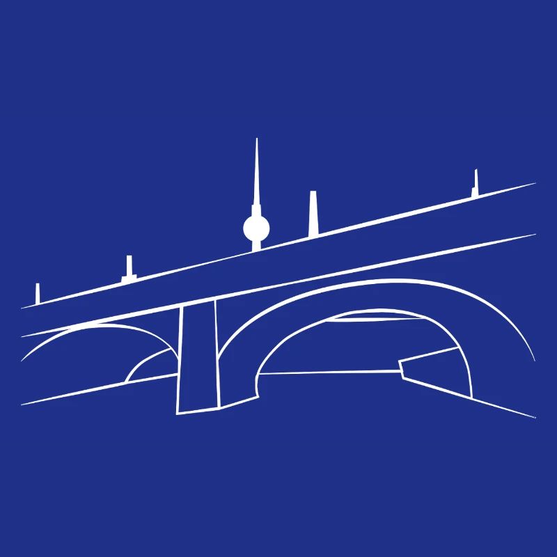 Urban Sketch Spreebrücke w