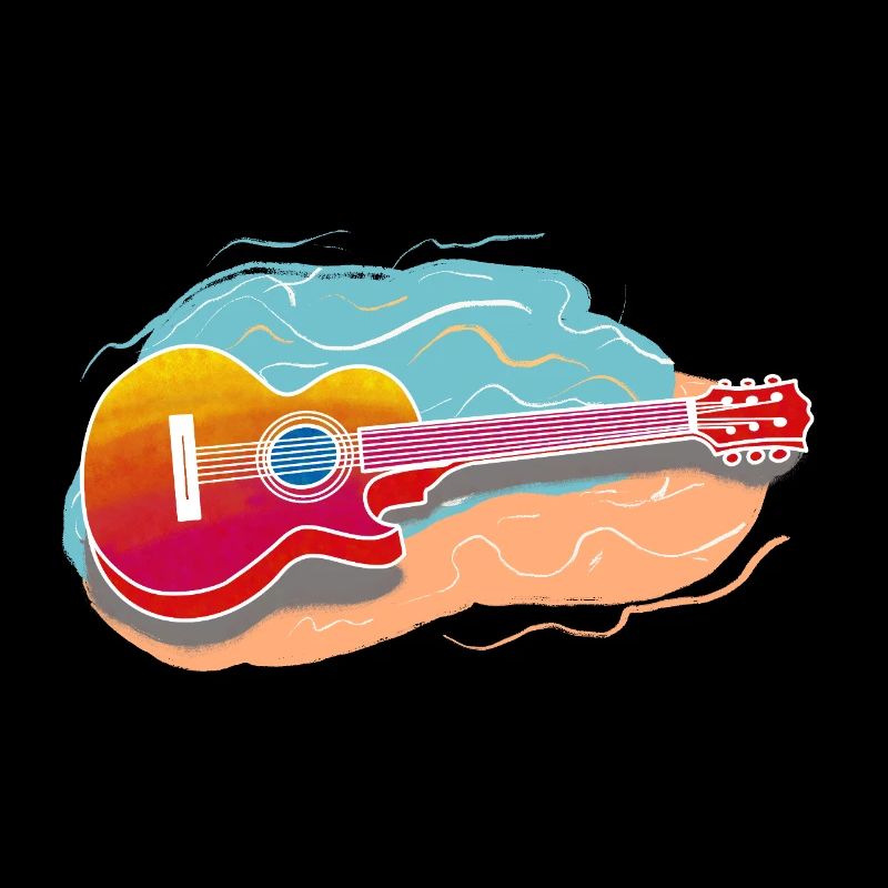 Guitare aux couleurs de l’été