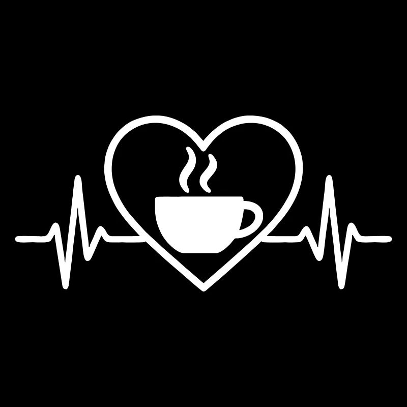 Coffee Steaming Cup Heart