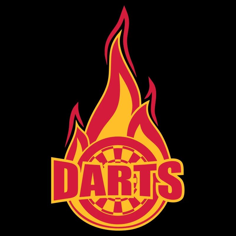 darts burning fire target flame hot