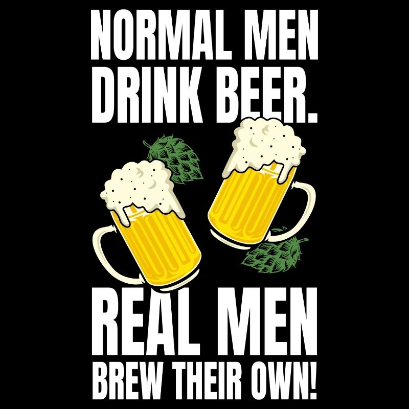 Real men brew beer | Brewer Drinking Gift