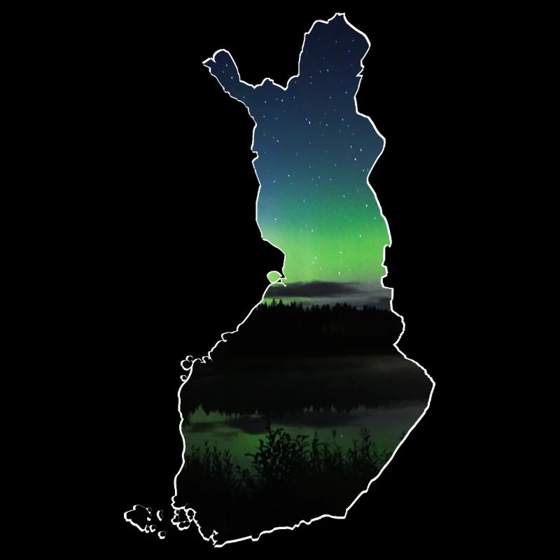 La carte de la Finlande