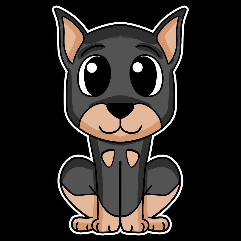 Doberman Dog Propriétaire de chien