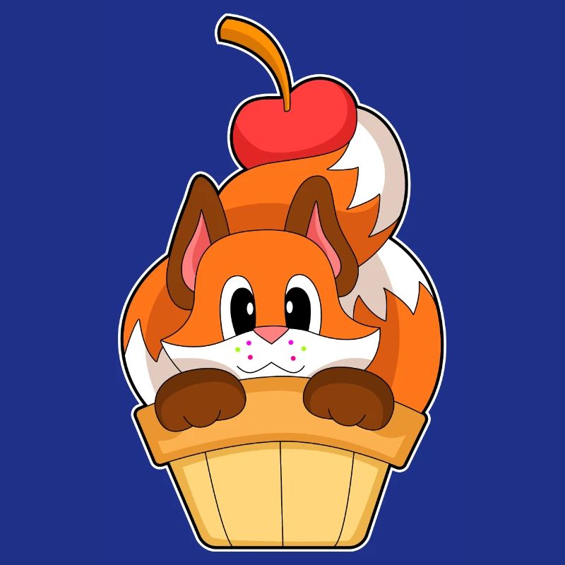 Fuchs Eiswaffel Kirsche