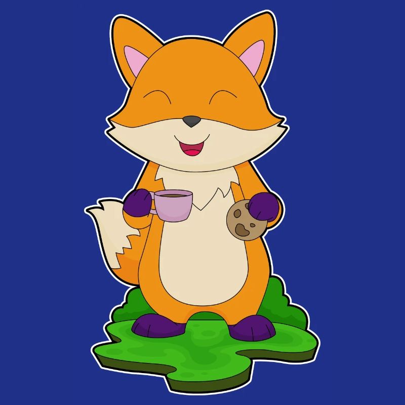 Fuchs Kaffee Cookie