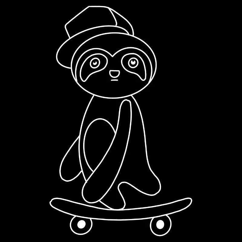 Skateboard Sloth