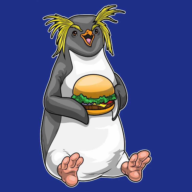 Cheeseburger pingouin