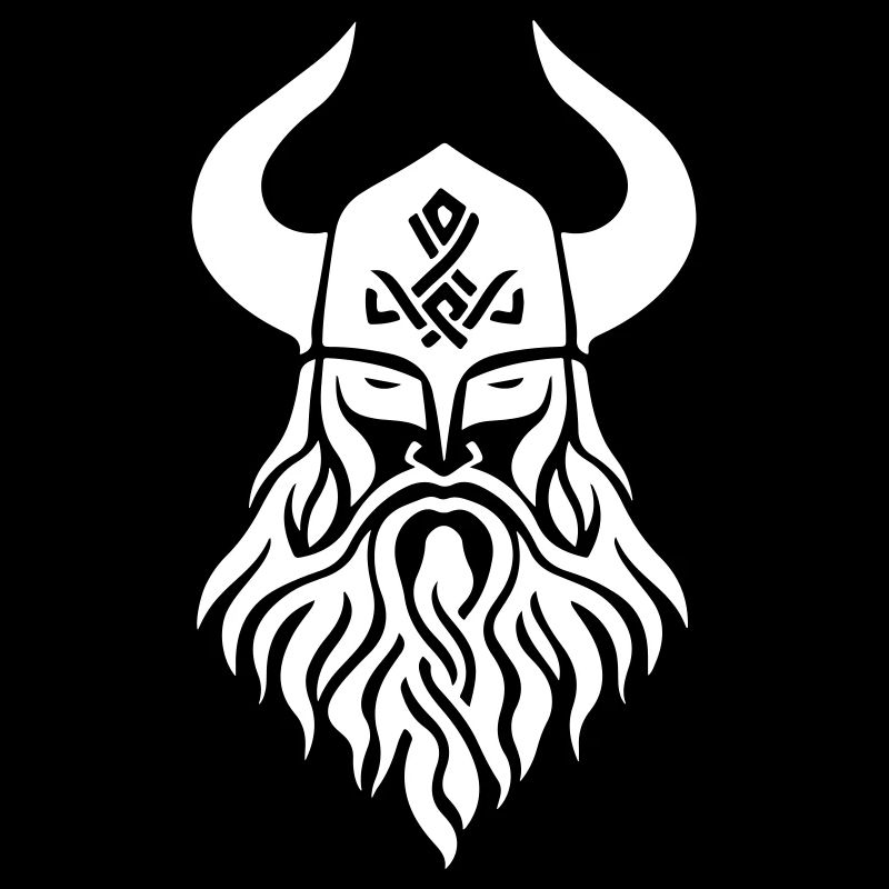 Viking Odin Head Icon