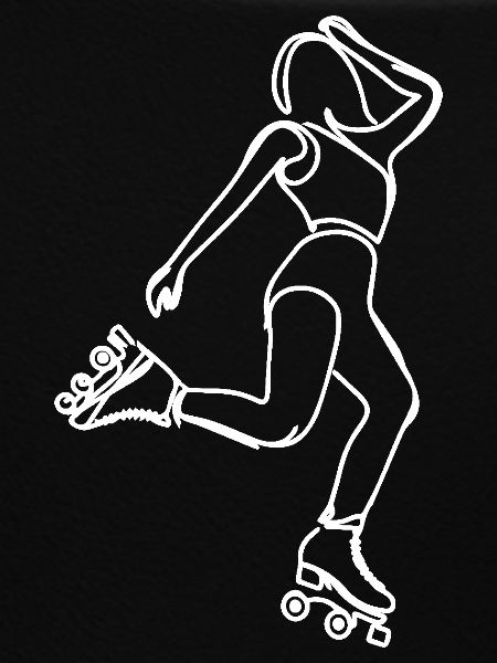Roller Skater Drawing