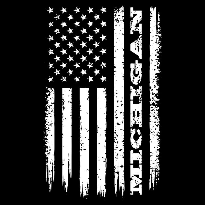 Drapeau des États-Unis Michigan State Gift