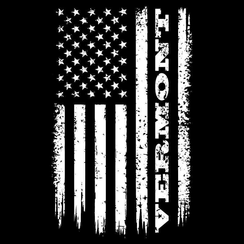 Flag USA Vermont State Gift