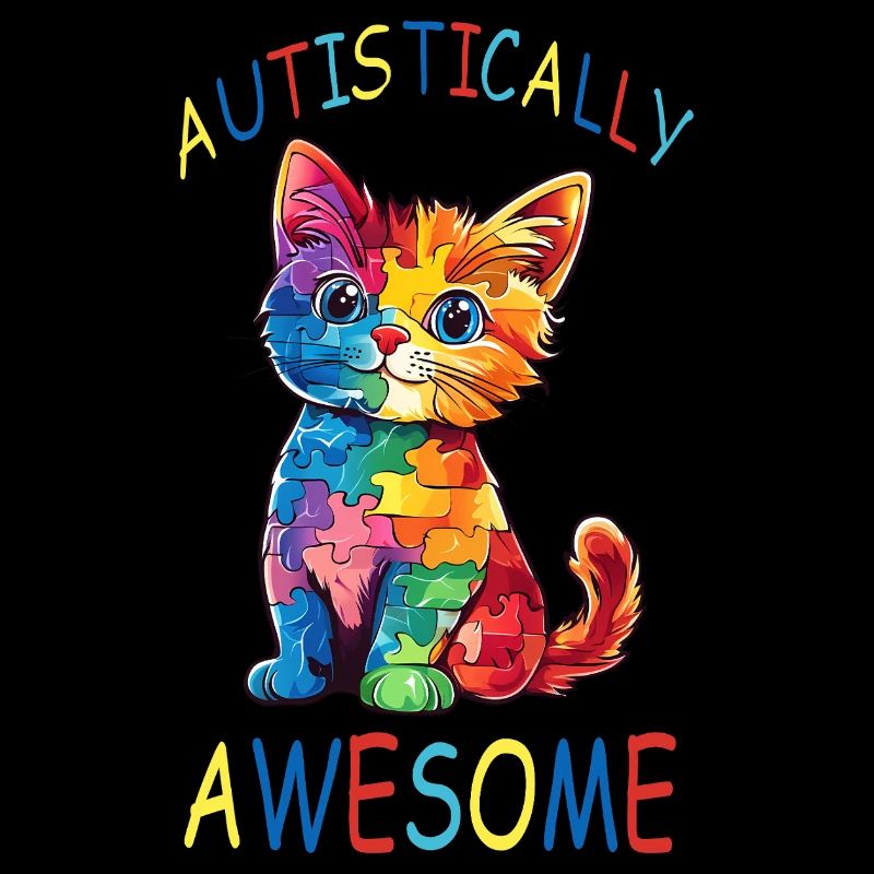 Autistically Awesome Autism Cat