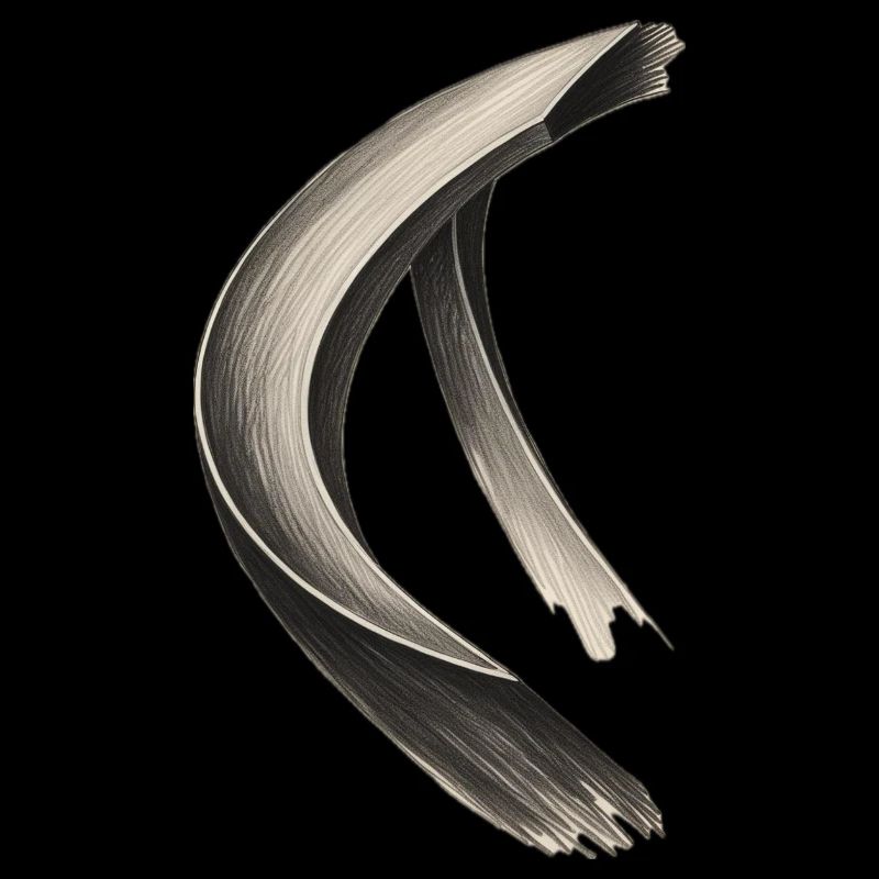 Flowing Movement, Aestetic Design, Drawing