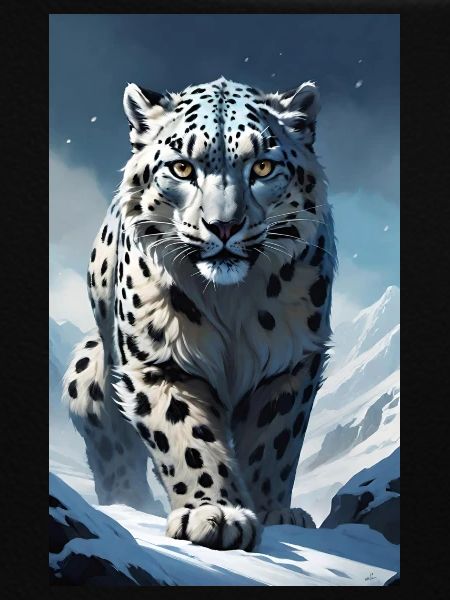 Schneeleopard | Leopard | Raubtier