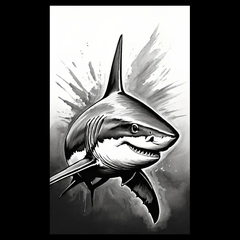 Requin | Grand requin blanc | Créature marine | Poisson