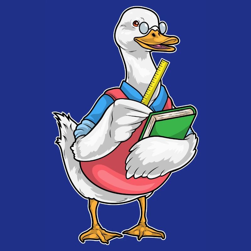 Duck Math Teacher Ruler