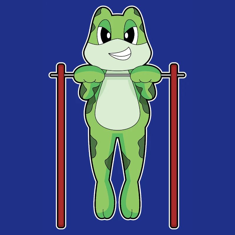 Frog Bodybuilder Pull-ups Bodybuilding
