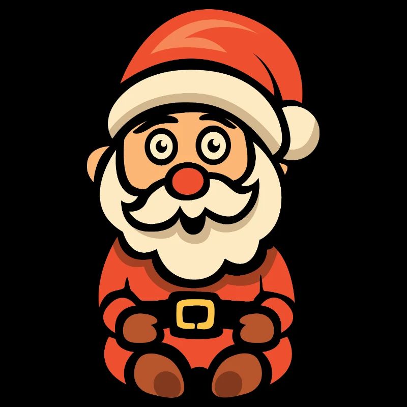 Niedlicher Weihnachtsmann Cartoon