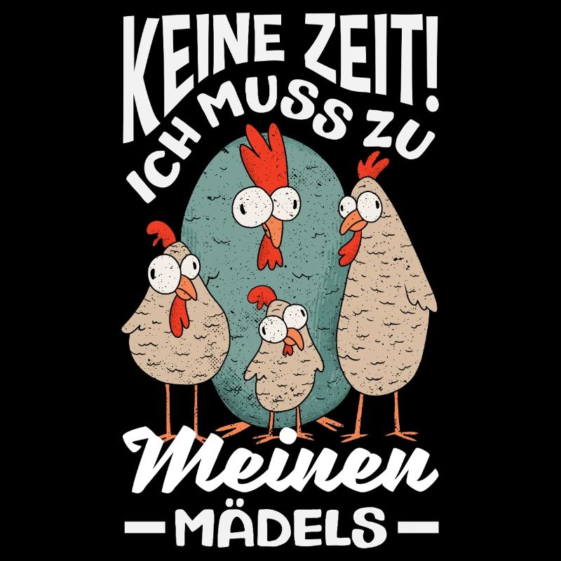 Pas le temps! Je dois aller vers mes filles – des poulets