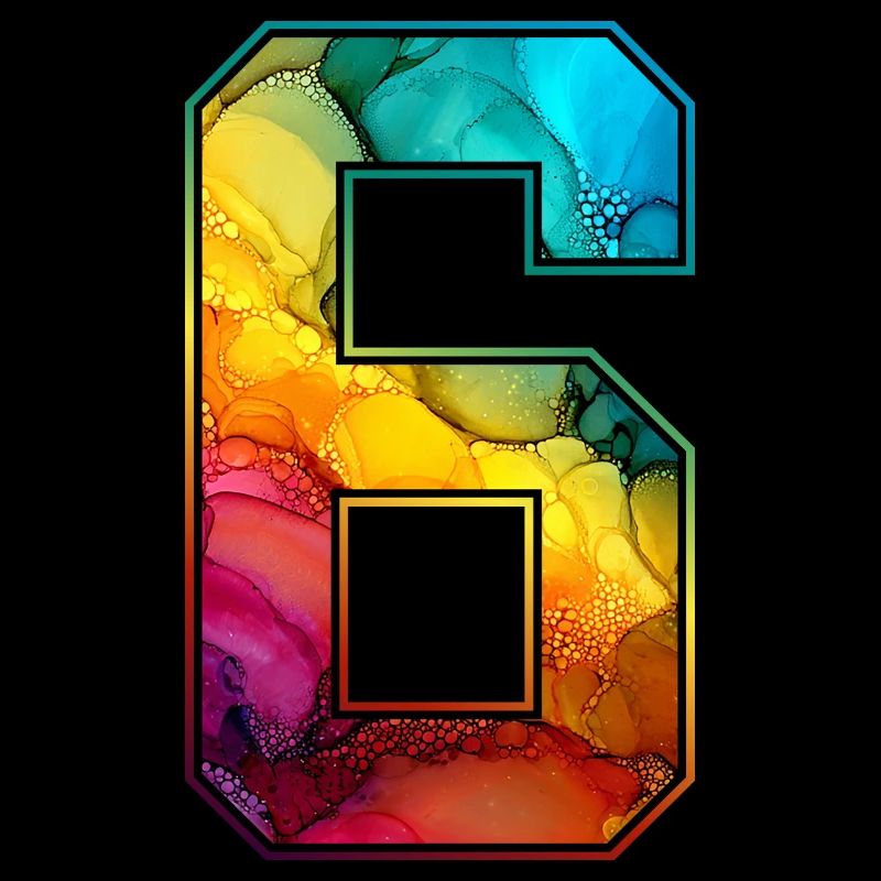 NON. 6 NUMÉRO 6 COLLÈGE 6E ANNIVERSAIRE