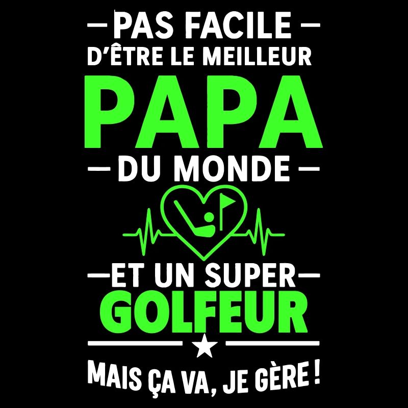 Herz + Golf – Super Papa Golfer