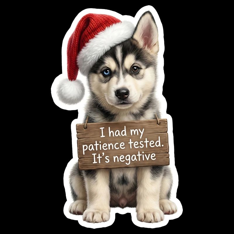 Dit de chiot husky joueur - Pas de tolérance !
