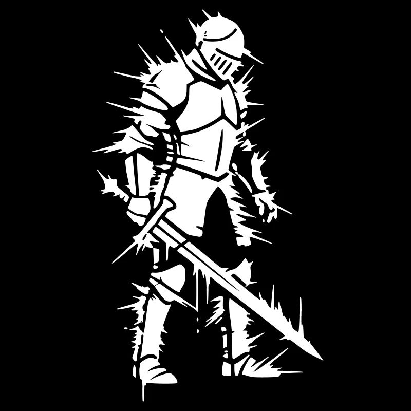 Knight Glitch Energy Gaming Vector