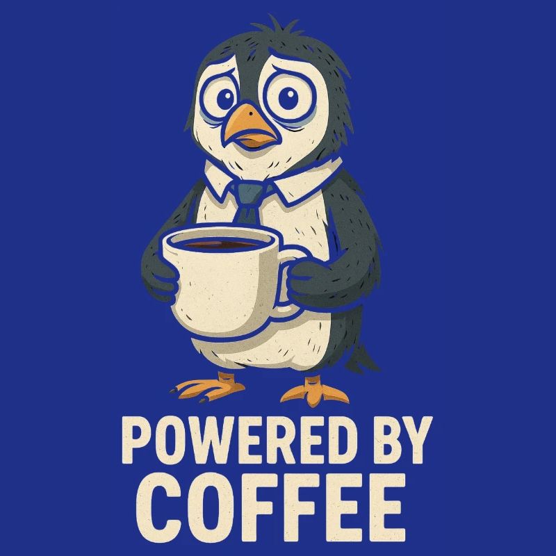 Kaffeepinguin mit Stil