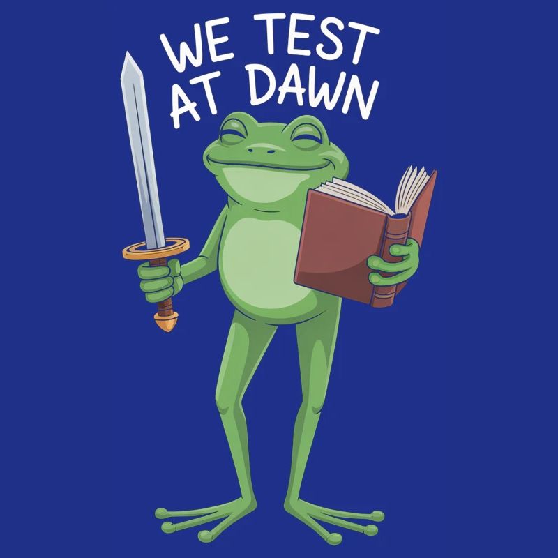 Grenouille de Test de l’Aube : Épée & Parchemin