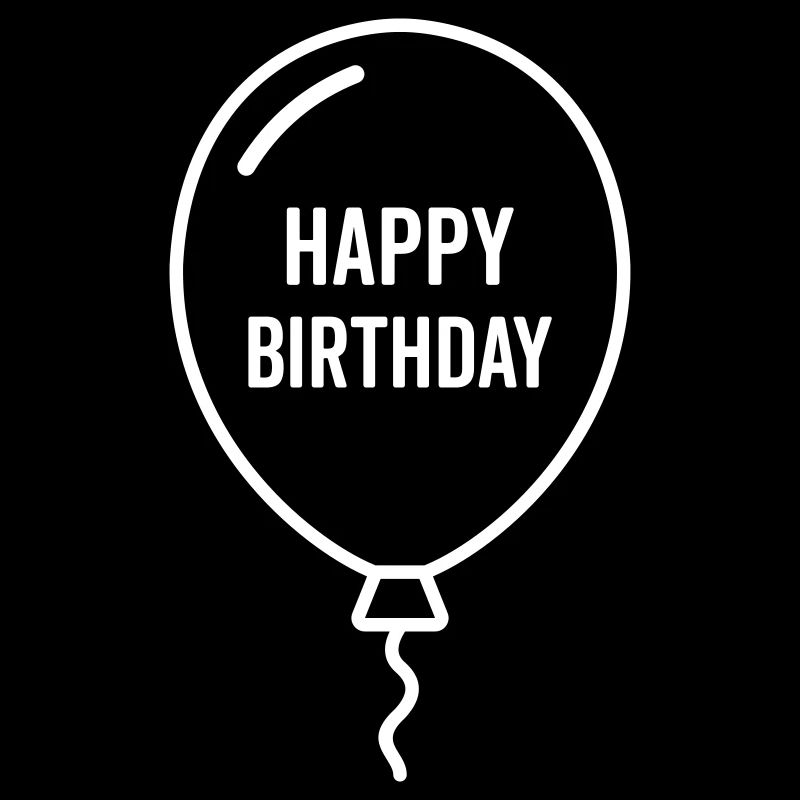 Ballon d’anniversaire – Conception d’anniversaire
