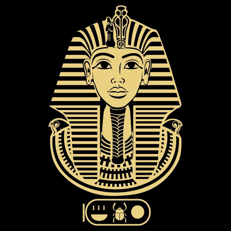 Toutankhamon - Pharaon d'Egypte. print Même l'or!