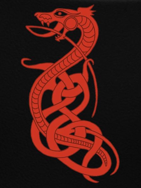 Infinite red snake