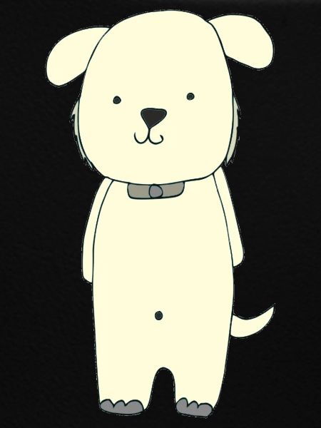 dog yellow