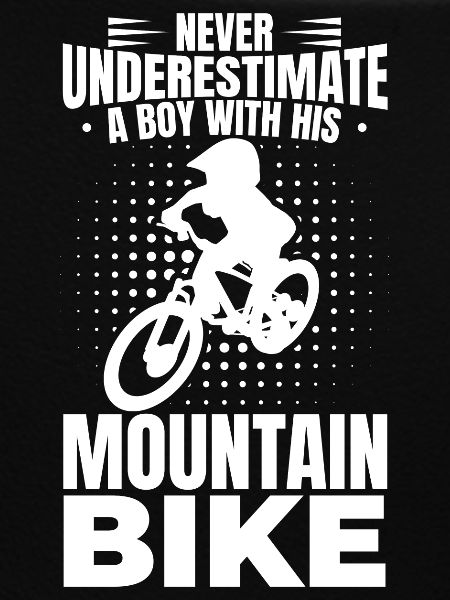 Mountainbiker Junge