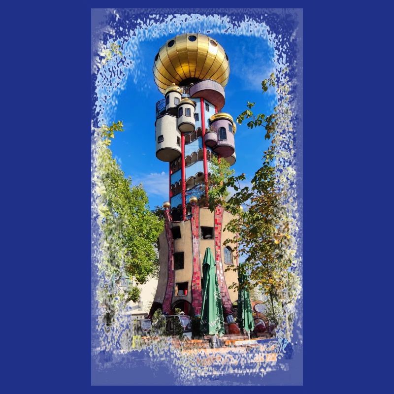 Hundertwasserturm beim Kuchlbauer