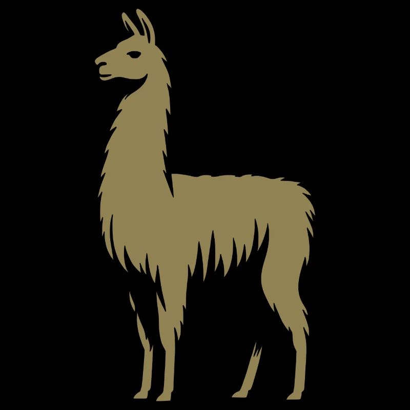 Silhouette de lama
