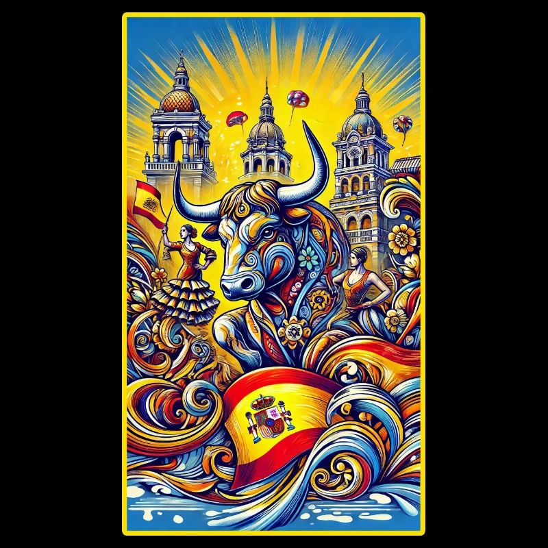 Spanien Stier Espana Design