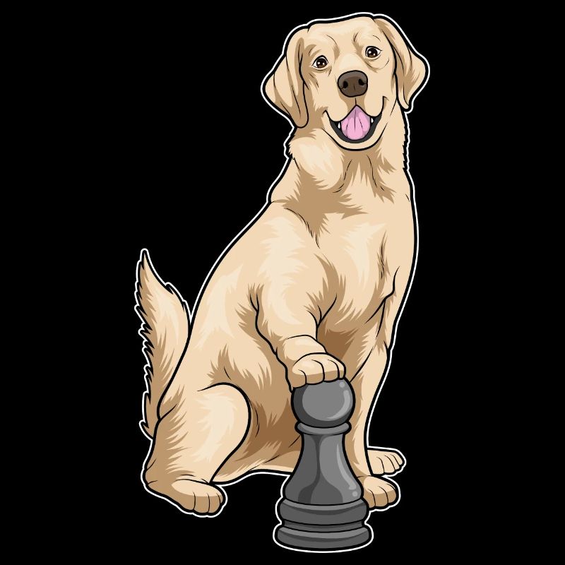 Labrador Chess Pièce Pion Échecs